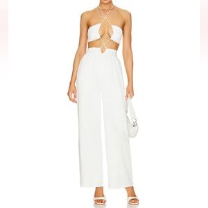 Superdown Julia halter jumpsuit